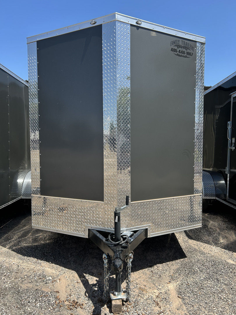 New 2025 FGT 7x14TA Cargo / Enclosed Trailer-semi screwless