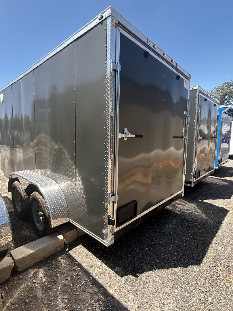 New 2025 FGT 7x14TA Cargo / Enclosed Trailer-semi screwless