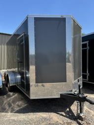 New 2025 FGT 7x14TA Cargo / Enclosed Trailer-semi screwless