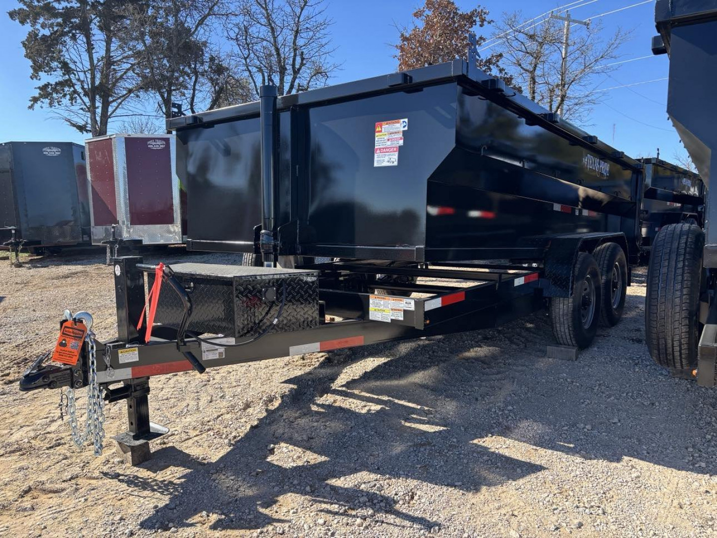 New 2025 Texas Pride Trailers DT71416KBP Dump Trailer