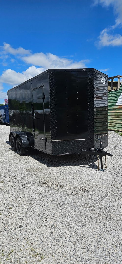 New 2025 FGT 7x14TA Cargo / Enclosed Trailer - BLACKOUT PACKAGE