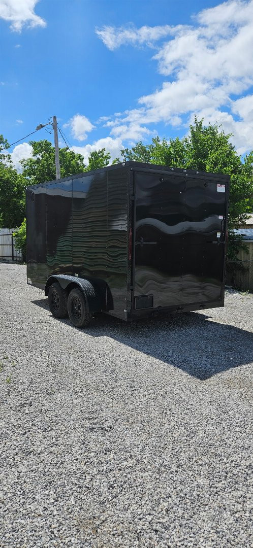 New 2025 FGT 7x14TA Cargo / Enclosed Trailer - BLACKOUT PACKAGE