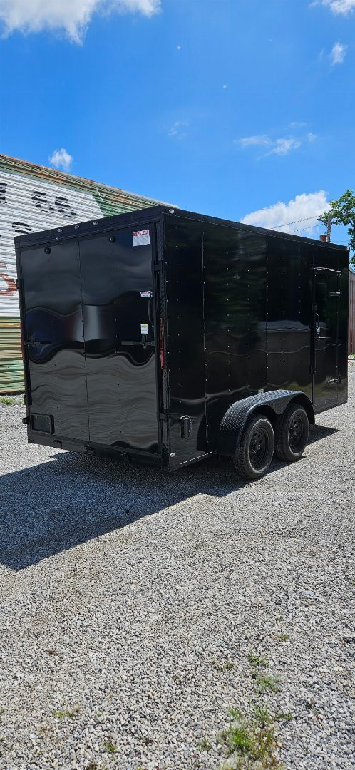 New 2025 FGT 7x14TA Cargo / Enclosed Trailer - BLACKOUT PACKAGE