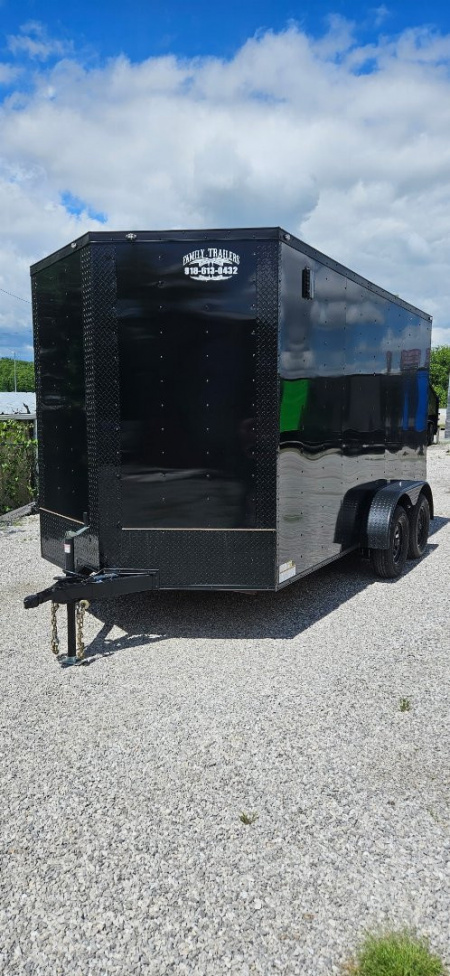 New 2025 FGT 7x14TA Cargo / Enclosed Trailer - BLACKOUT PACKAGE