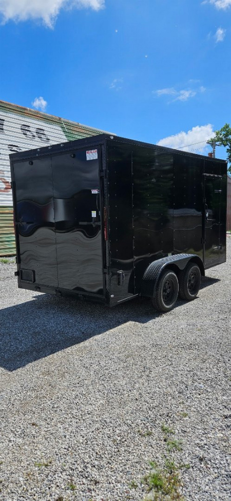 New 2025 FGT 7x14TA Cargo / Enclosed Trailer - BLACKOUT PACKAGE