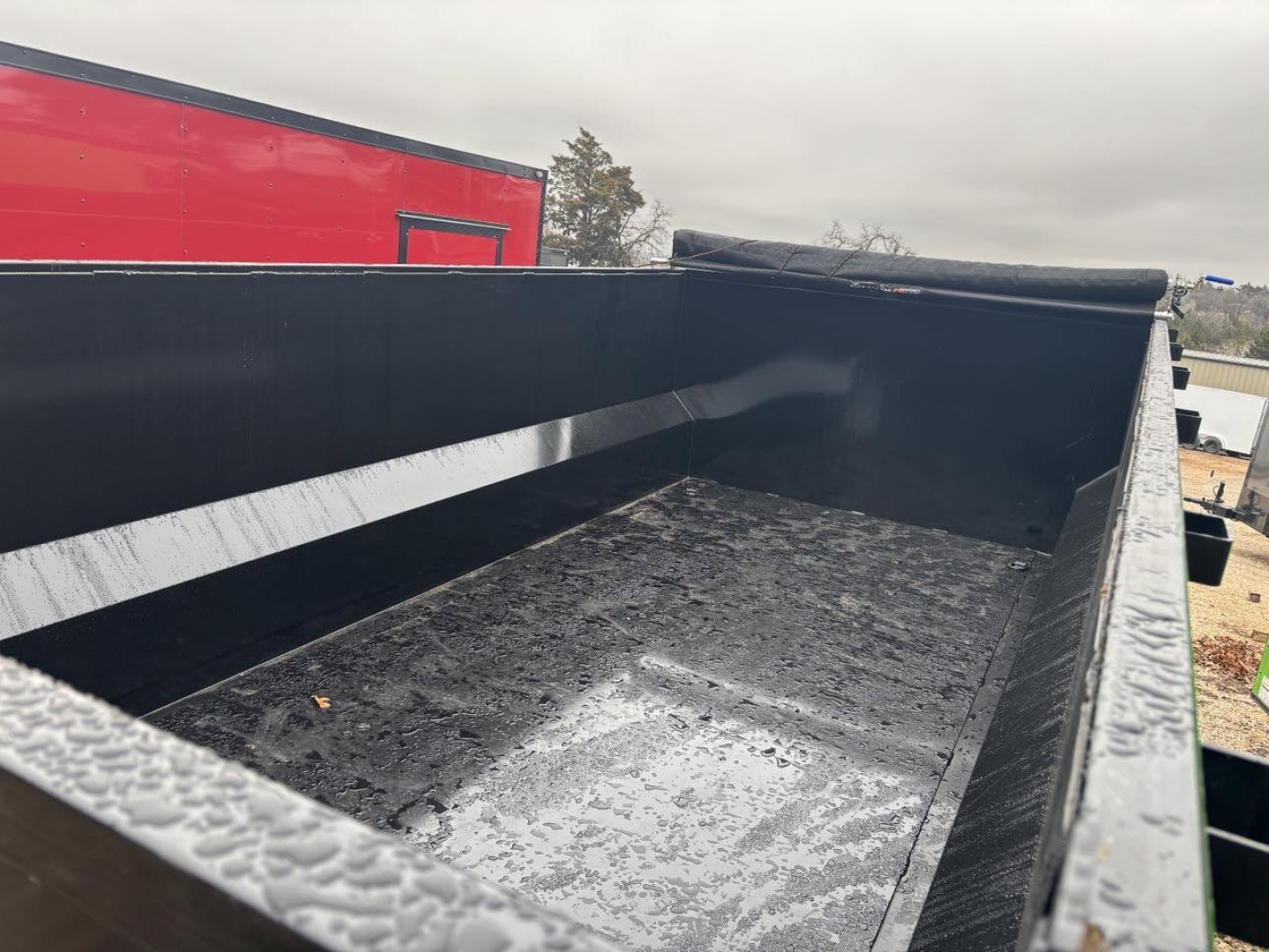 New 2025 Texas Pride Trailers 7X16X4 GN Dump Trailer