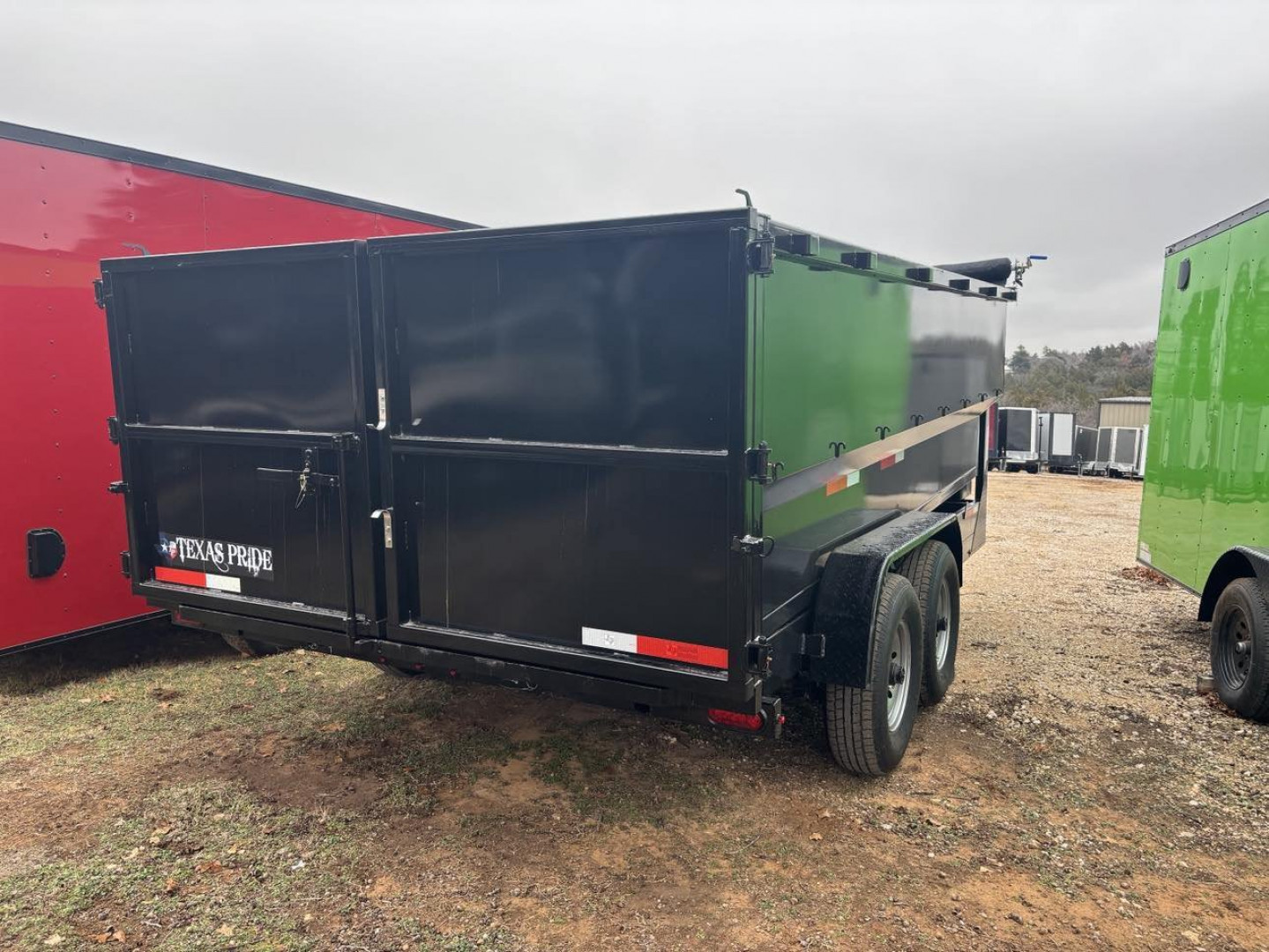 New 2025 Texas Pride Trailers 7X16X4 GN Dump Trailer