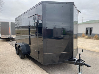 New 2025 FGT 7x14TA Cargo / Enclosed Trailer - BLACKOUT PACKAGE