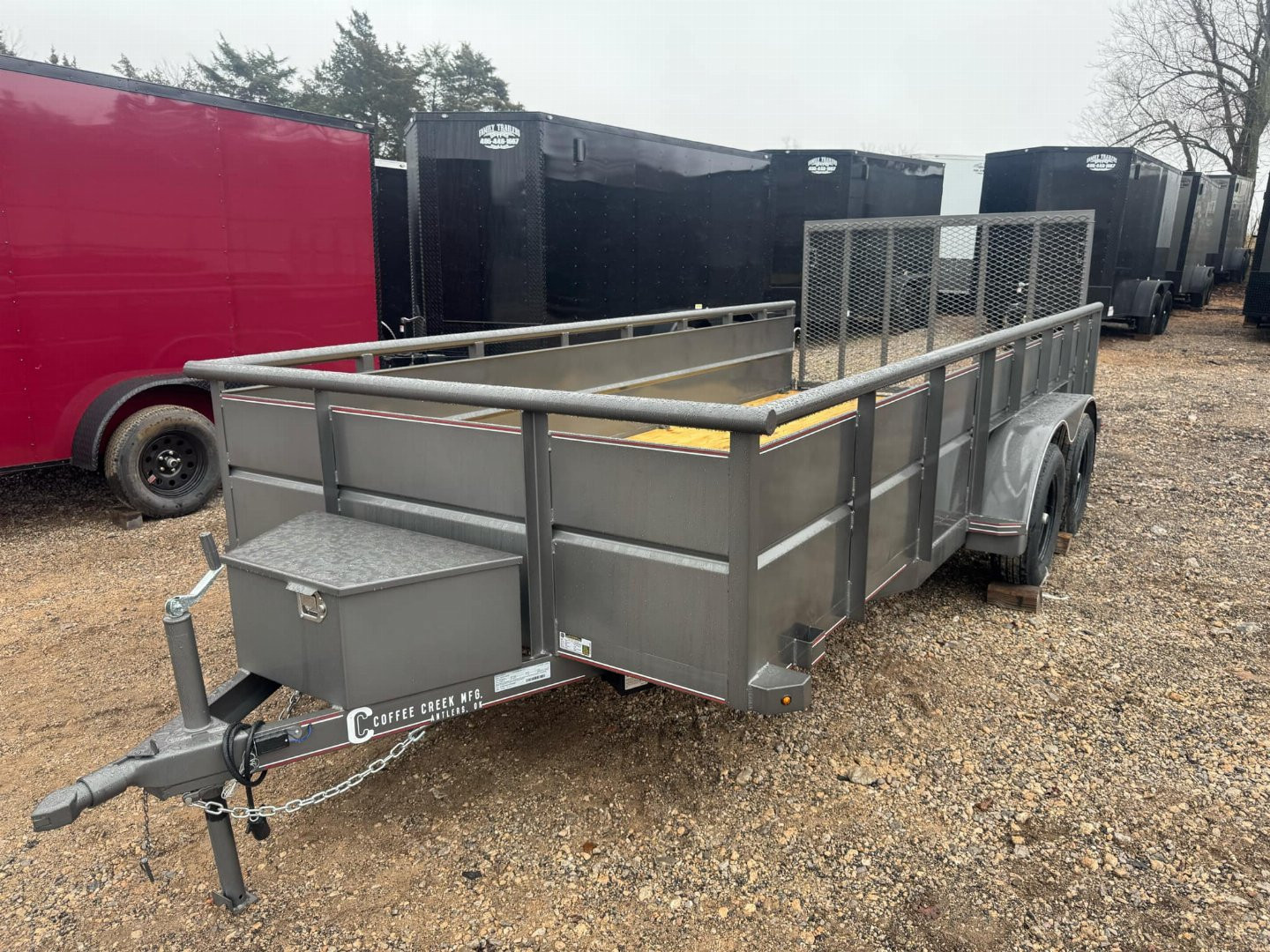 New 2025 Coffee Creek MFG 83X16TA2 Utility Trailers