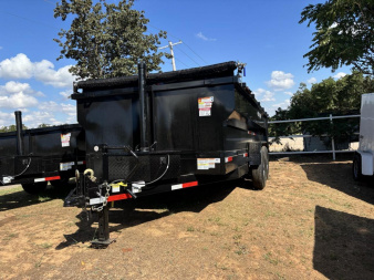 New 2025 7x16x3 Texas Pride Trailers Dump Trailer