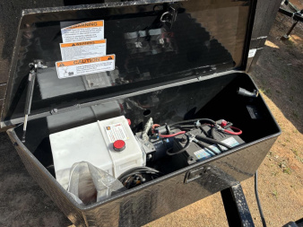 New 2025 7x16x3 Texas Pride Trailers Dump Trailer