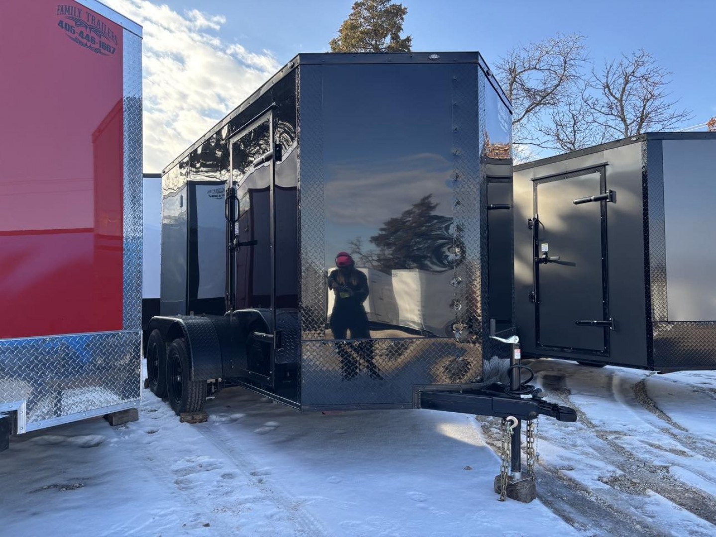 New 2025 FGT 6x12 Tandem Axle Cargo / Enclosed Trailer - BLACKOUT PACKAGE- SEMI SCREWLESS EXTERIOR