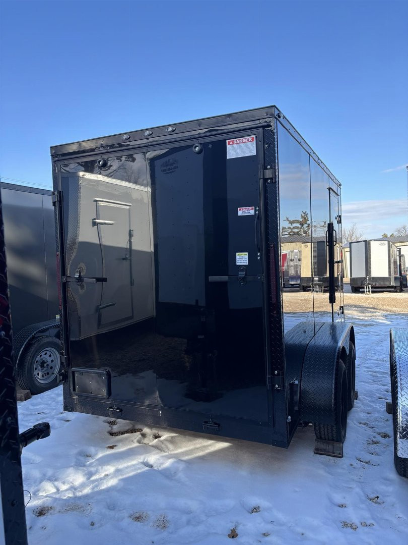 New 2025 FGT 6x12 Tandem Axle Cargo / Enclosed Trailer - BLACKOUT PACKAGE- SEMI SCREWLESS EXTERIOR