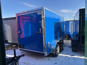 New 2025 FGT 6x12 Tandem Axle Cargo / Enclosed Trailer -SEMI SCREWLESS EXTERIOR