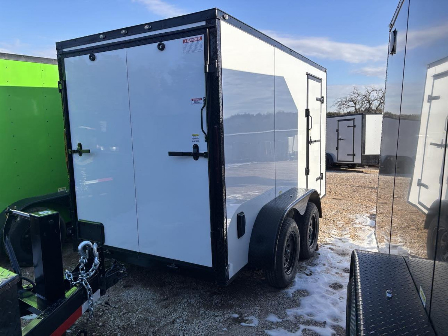 New 2025 FGT 6x12 Tandem Axle Cargo / Enclosed Trailer - BLACKOUT PACKAGE- SEMI SCREWLESS EXTERIOR