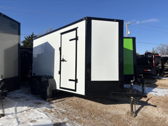 New 2025 FGT 6x12 Tandem Axle Cargo / Enclosed Trailer - BLACKOUT PACKAGE- SEMI SCREWLESS EXTERIOR