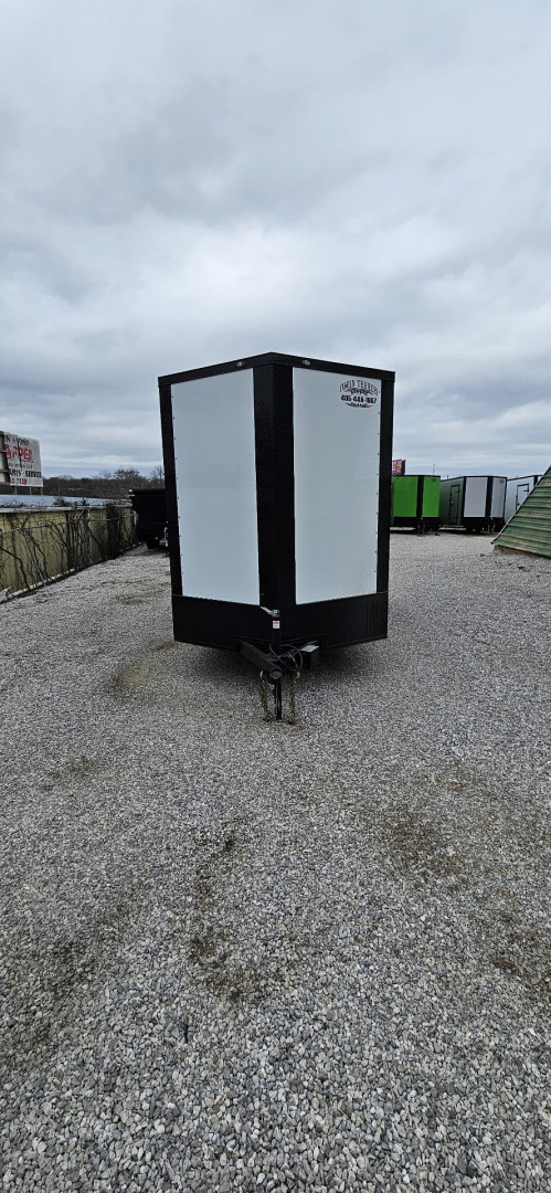 New 2025 FGT 6x12 Tandem Axle Cargo / Enclosed Trailer - BLACKOUT PACKAGE- SEMI SCREWLESS EXTERIOR