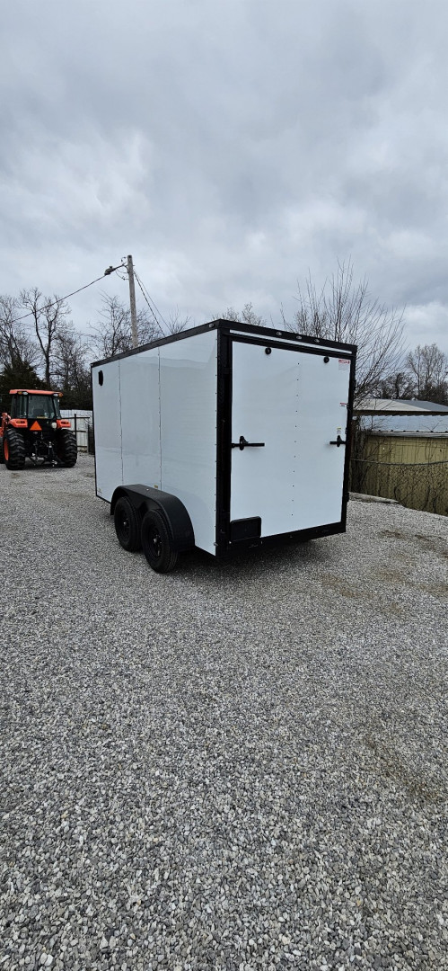 New 2025 FGT 6x12 Tandem Axle Cargo / Enclosed Trailer - BLACKOUT PACKAGE- SEMI SCREWLESS EXTERIOR