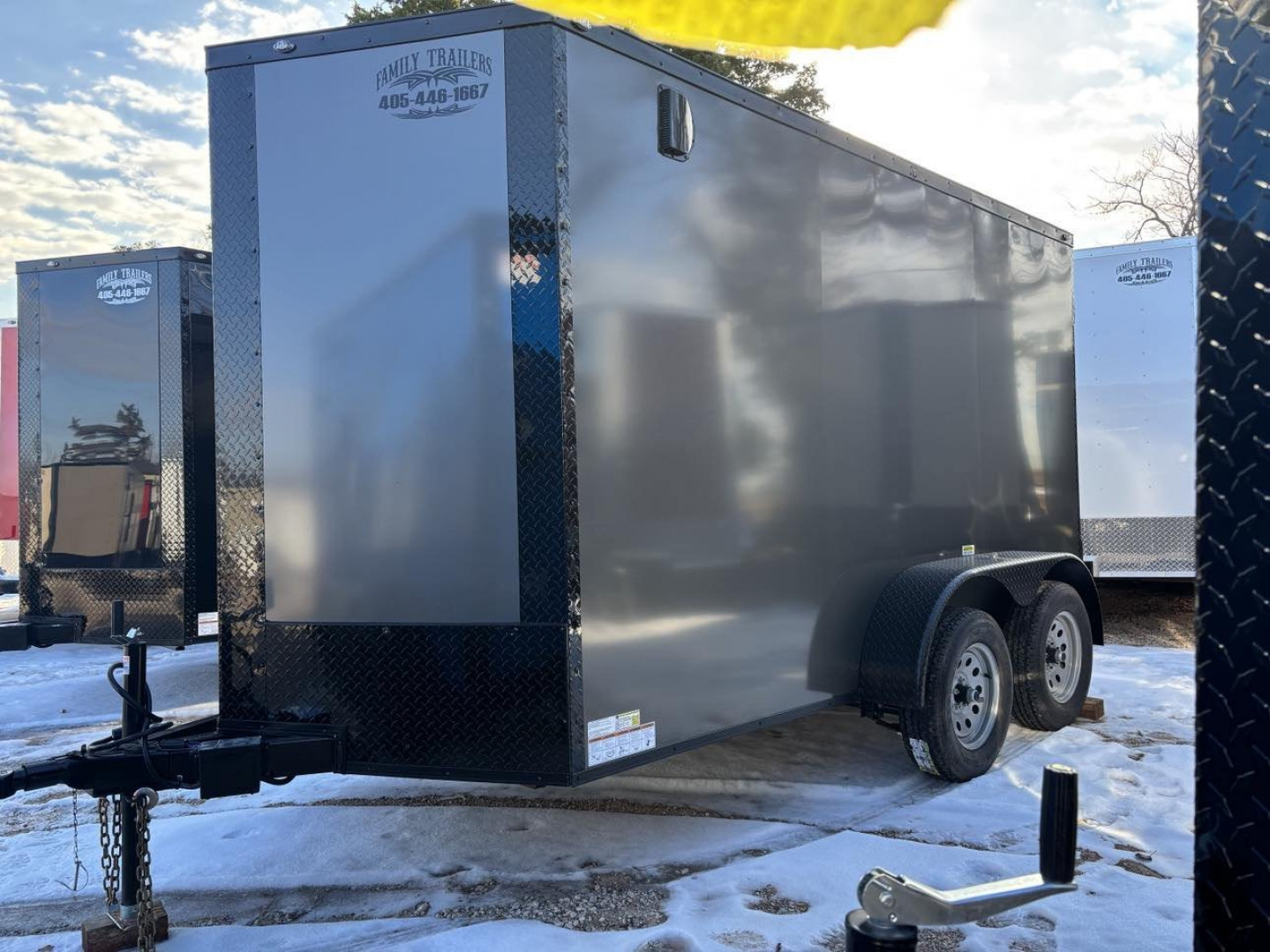 New 2025 FGT 6x12 Tandem Axle Cargo / Enclosed Trailer - BLACKOUT PACKAGE -SEMI SCREWLESS EXTERIOR