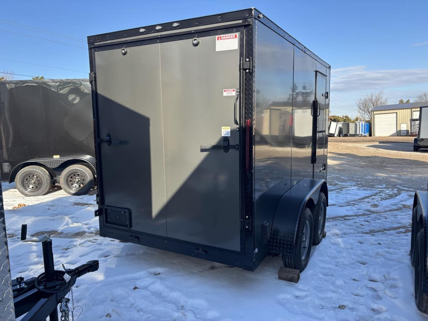New 2025 FGT 6x12 Tandem Axle Cargo / Enclosed Trailer - BLACKOUT PACKAGE -SEMI SCREWLESS EXTERIOR
