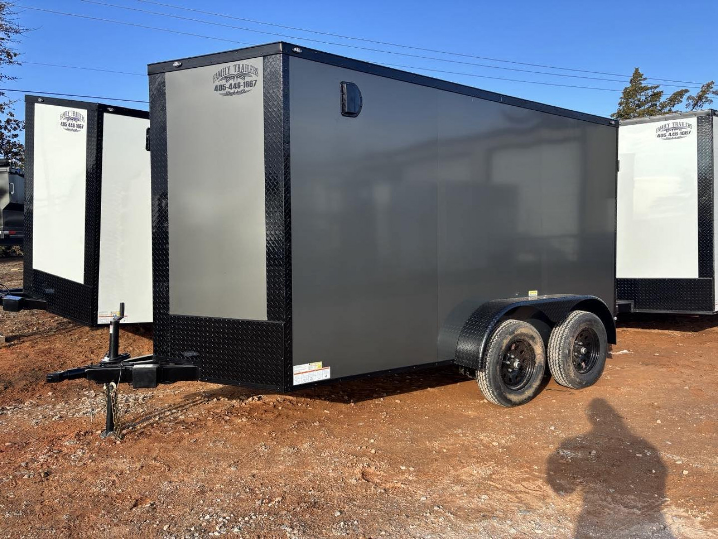 New 2025 FGT 6x12 Tandem Axle Cargo / Enclosed Trailer - BLACKOUT PACKAGE - SEMI SCREWLESS EXTERIOR