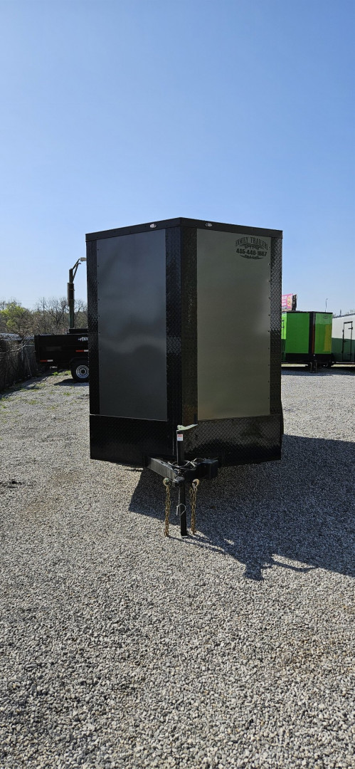 New 2025 FGT 6x12 Tandem Axle Cargo / Enclosed Trailer - BLACKOUT PACKAGE - SEMI SCREWLESS EXTERIOR