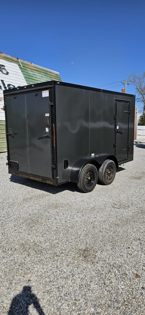 New 2025 FGT 6x12 Tandem Axle Cargo / Enclosed Trailer - BLACKOUT PACKAGE - SEMI SCREWLESS EXTERIOR