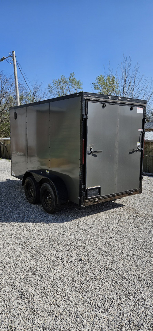 New 2025 FGT 6x12 Tandem Axle Cargo / Enclosed Trailer - BLACKOUT PACKAGE - SEMI SCREWLESS EXTERIOR