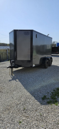 New 2025 FGT 6x12 Tandem Axle Cargo / Enclosed Trailer - BLACKOUT PACKAGE - SEMI SCREWLESS EXTERIOR