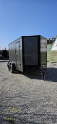 New 2025 FGT 6x12 Tandem Axle Cargo / Enclosed Trailer - BLACKOUT PACKAGE - SEMI SCREWLESS EXTERIOR