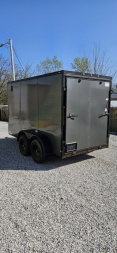 New 2025 FGT 6x12 Tandem Axle Cargo / Enclosed Trailer - BLACKOUT PACKAGE - SEMI SCREWLESS EXTERIOR