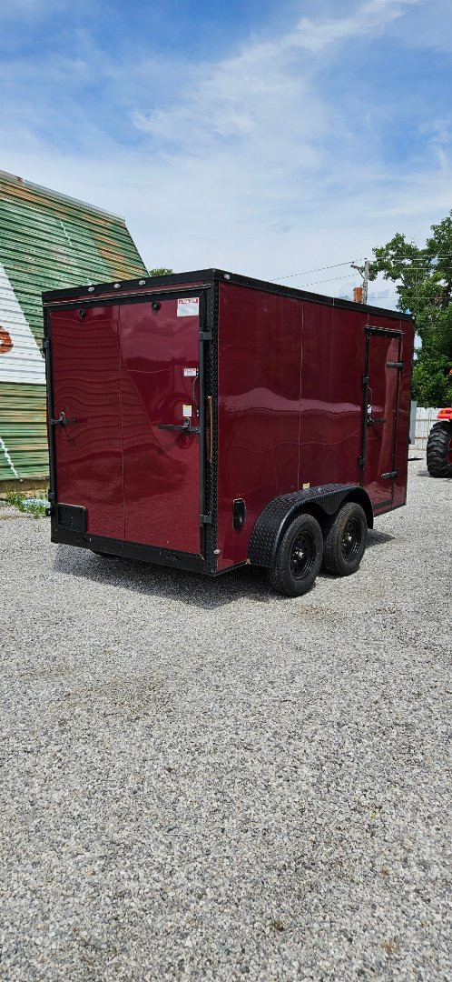 New 2025 FGT 6x12 Tandem Axle Cargo / Enclosed Trailer - BLACKOUT PACKAGE - SEMI SCREWLESS EXTERIOR