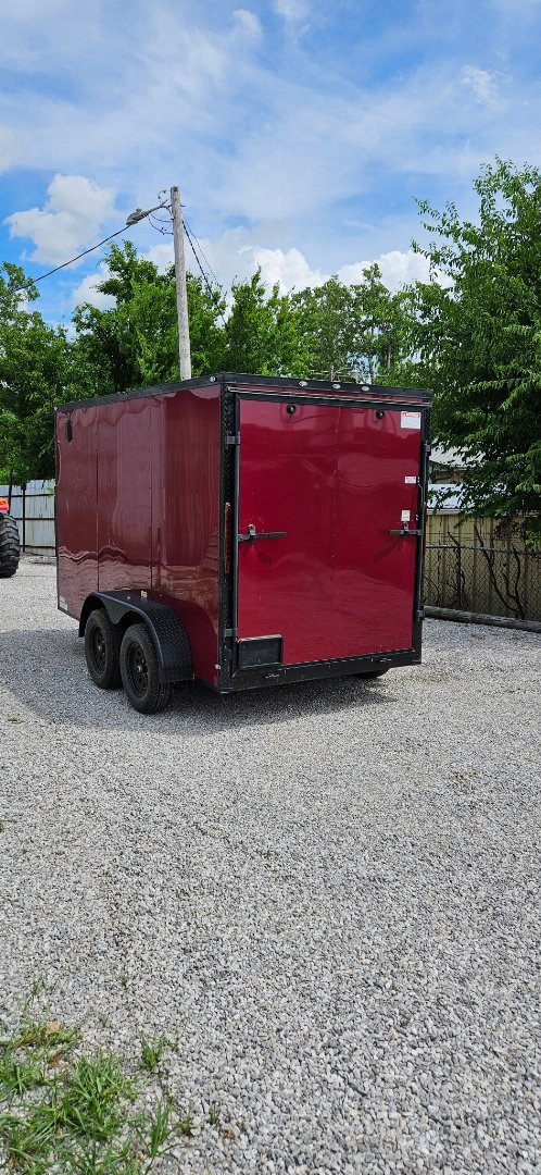 New 2025 FGT 6x12 Tandem Axle Cargo / Enclosed Trailer - BLACKOUT PACKAGE - SEMI SCREWLESS EXTERIOR