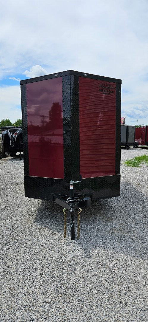 New 2025 FGT 6x12 Tandem Axle Cargo / Enclosed Trailer - BLACKOUT PACKAGE - SEMI SCREWLESS EXTERIOR