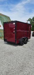 New 2025 FGT 6x12 Tandem Axle Cargo / Enclosed Trailer - BLACKOUT PACKAGE - SEMI SCREWLESS EXTERIOR
