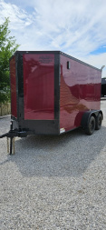 New 2025 FGT 6x12 Tandem Axle Cargo / Enclosed Trailer - BLACKOUT PACKAGE - SEMI SCREWLESS EXTERIOR