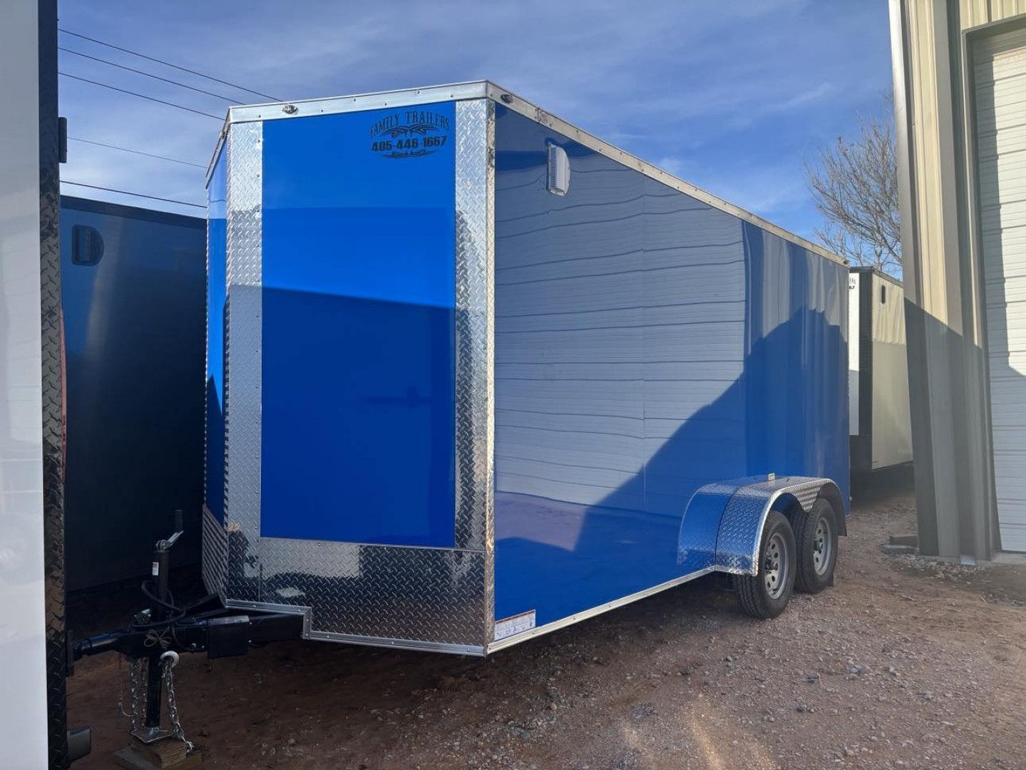 New 2025 FGT FGT7X16TA2 Cargo / Enclosed Trailer - BLACKOUT PACKAGE - SEMI SCREWLESS