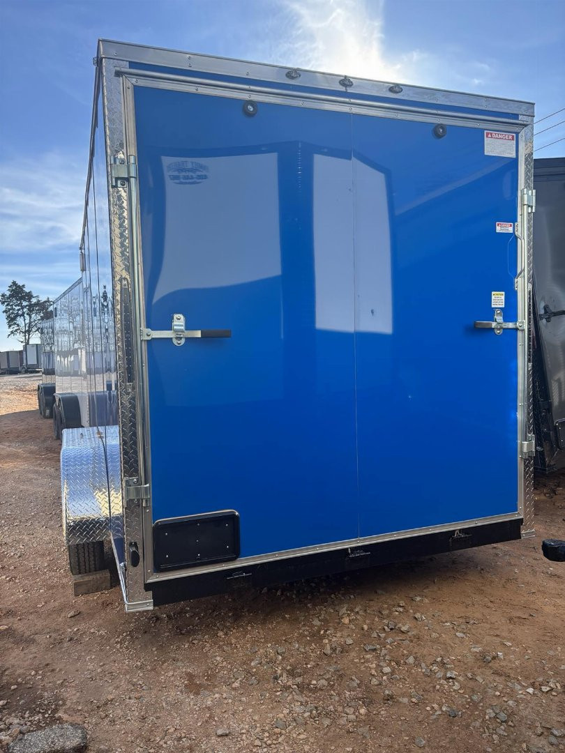 New 2025 FGT FGT7X16TA2 Cargo / Enclosed Trailer - BLACKOUT PACKAGE - SEMI SCREWLESS