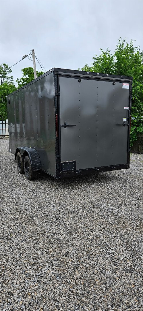 New 2025 FGT FGT7X16TA2 Cargo / Enclosed Trailer - BLACKOUT PACKAGE-SEMI-SCREWLESS