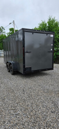 New 2025 FGT FGT7X16TA2 Cargo / Enclosed Trailer - BLACKOUT PACKAGE-SEMI-SCREWLESS