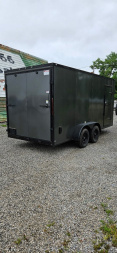 New 2025 FGT FGT7X16TA2 Cargo / Enclosed Trailer - BLACKOUT PACKAGE-SEMI-SCREWLESS