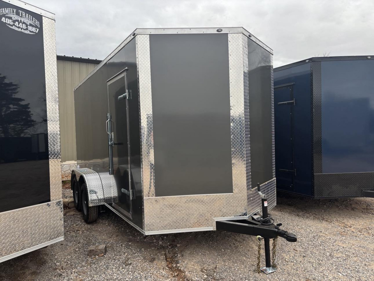 New 2025 FGT 7x14TA Cargo / Enclosed Trailer -SEMI SCREWLESS EXTERIOR