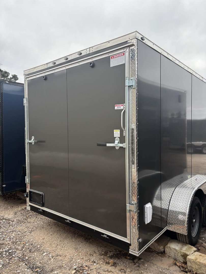 New 2025 FGT 7x14TA Cargo / Enclosed Trailer -SEMI SCREWLESS EXTERIOR