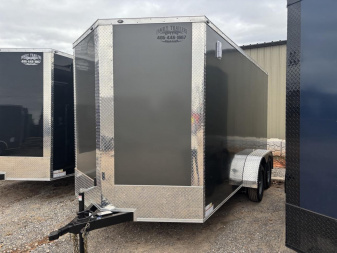 New 2025 FGT 7x14TA Cargo / Enclosed Trailer -SEMI SCREWLESS EXTERIOR