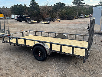 New 2025 Coffee Creek MFG 83x14SA Utility Trailer