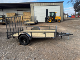 New 2025 Coffee Creek MFG 83x10SA Utility Trailer