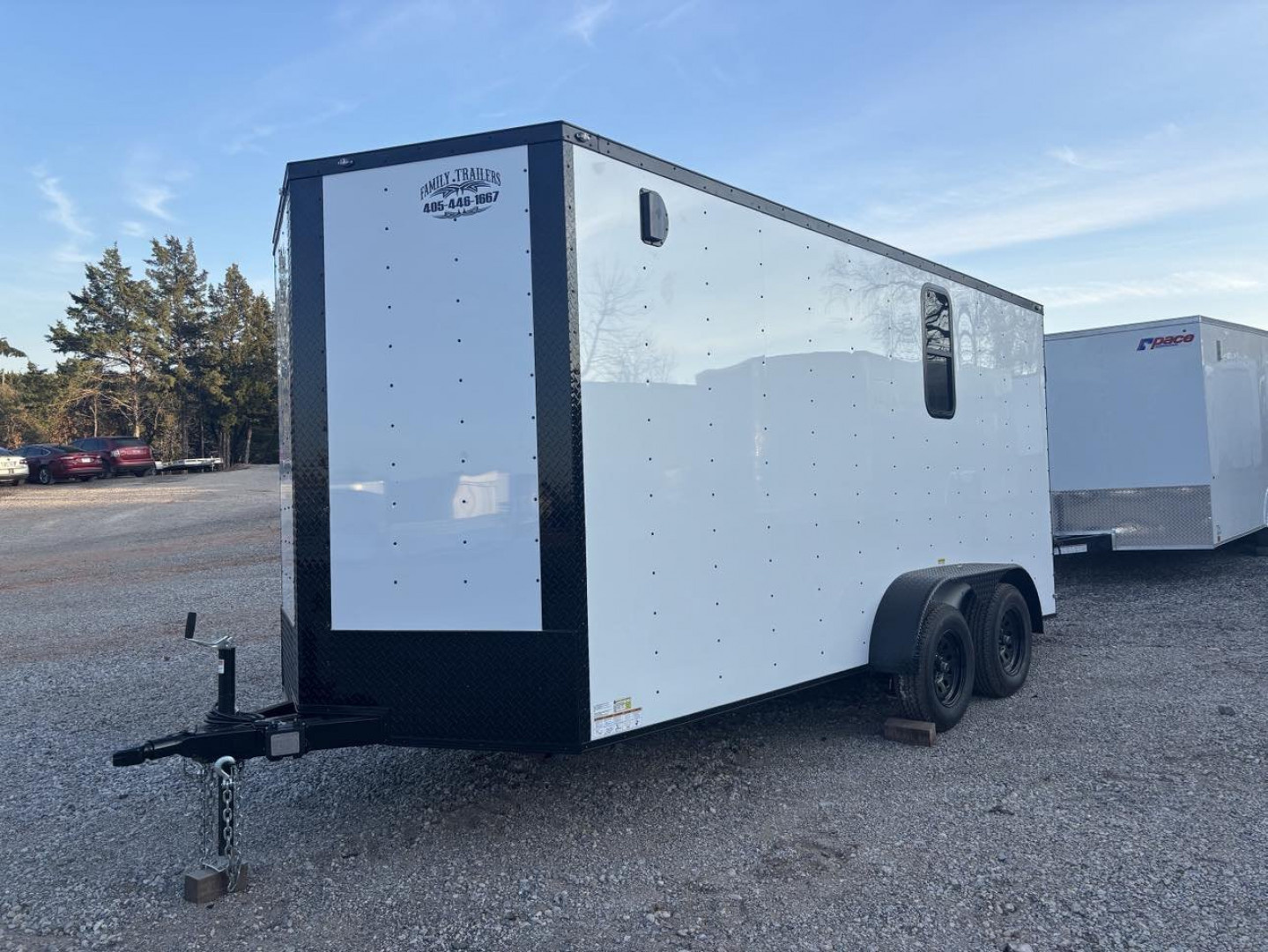 New 2025 FGT FGT7X16TA2 Cargo / Enclosed Trailer - Blackout pkg.-A/C-D-rings-2Windows-Electrical pkg.-MagWheels-RV lock
