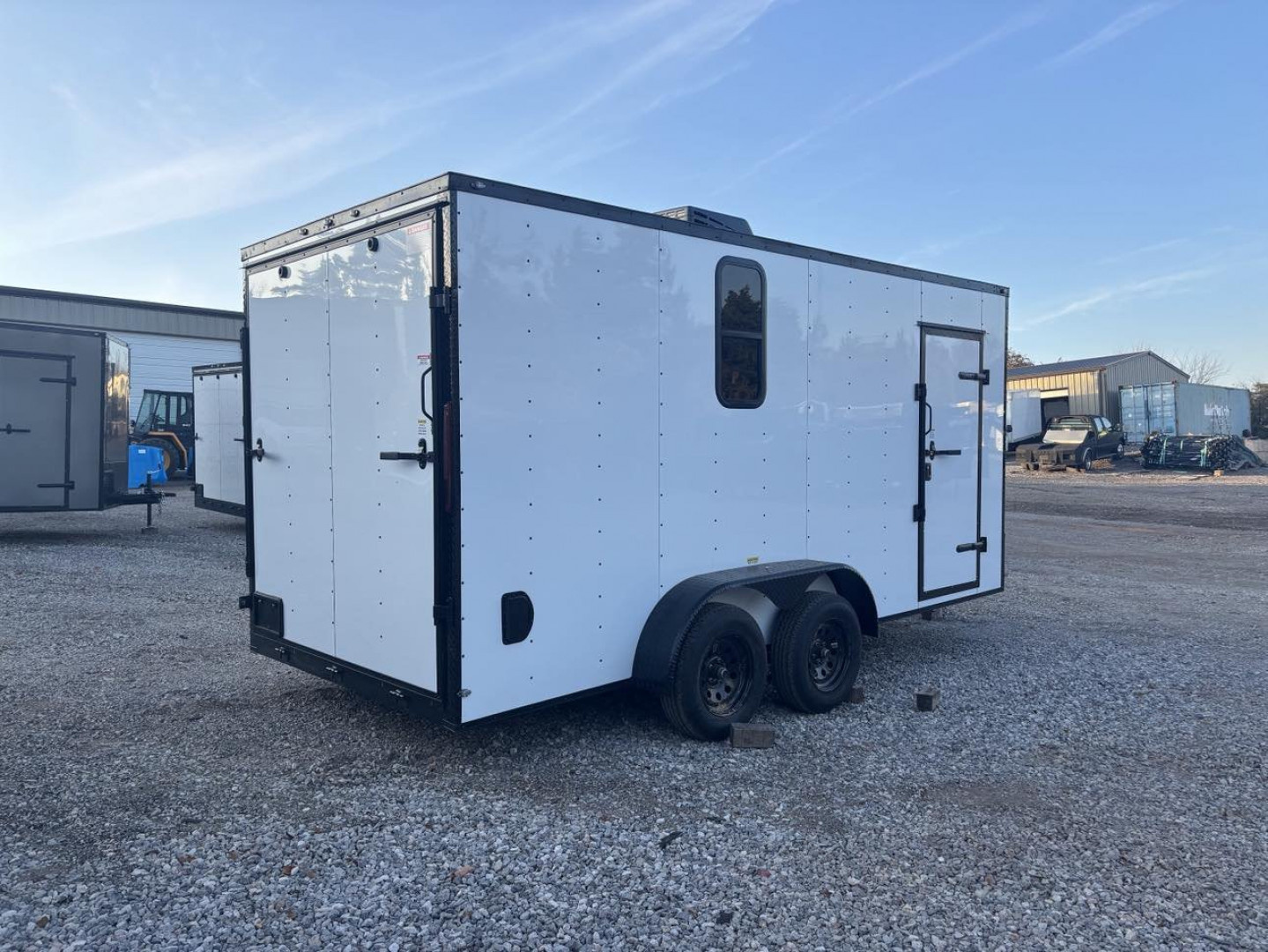 New 2025 FGT FGT7X16TA2 Cargo / Enclosed Trailer - Blackout pkg.-A/C-D-rings-2Windows-Electrical pkg.-MagWheels-RV lock