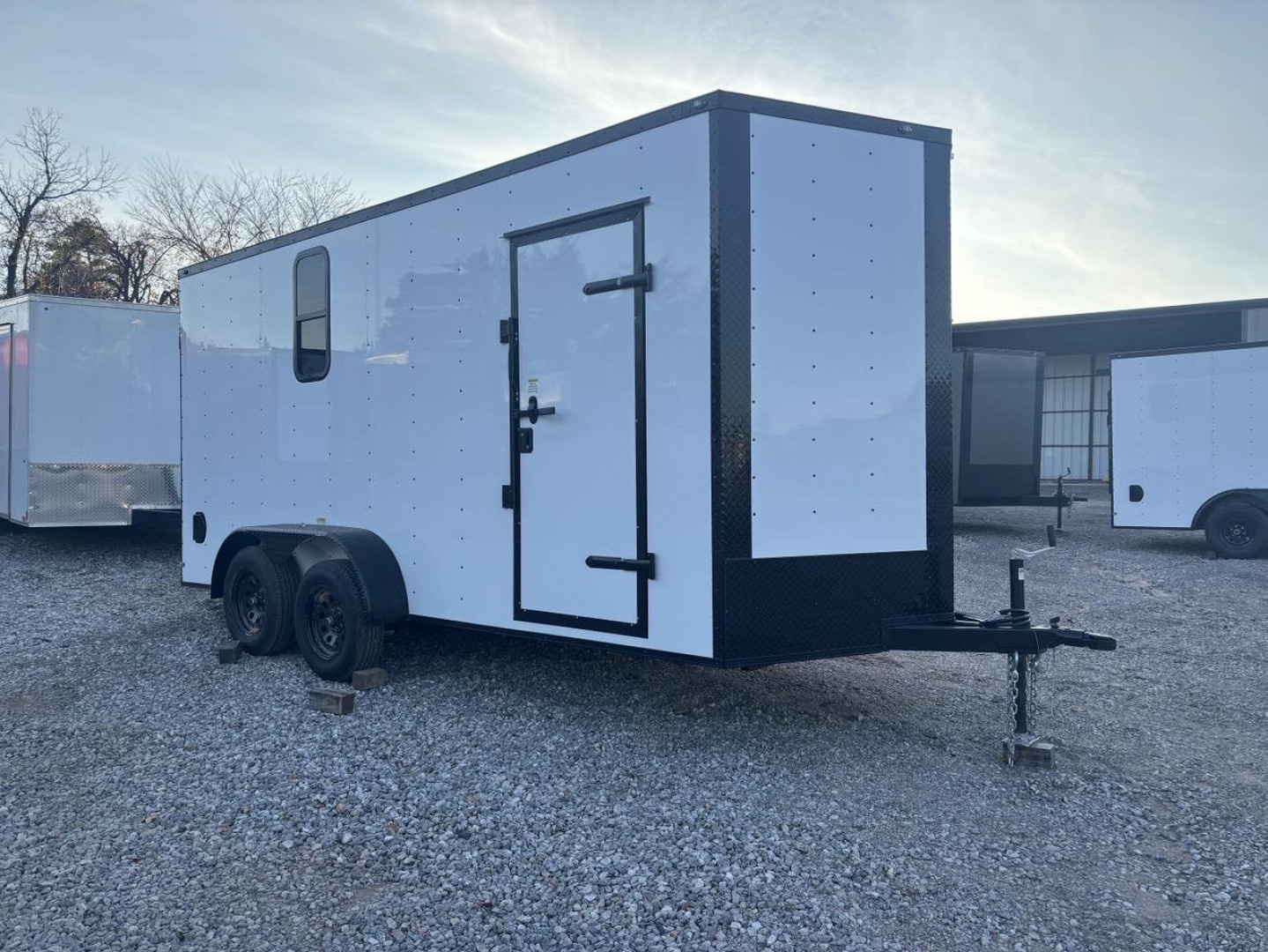 New 2025 FGT FGT7X16TA2 Cargo / Enclosed Trailer - Blackout pkg.-A/C-D-rings-2Windows-Electrical pkg.-MagWheels-RV lock
