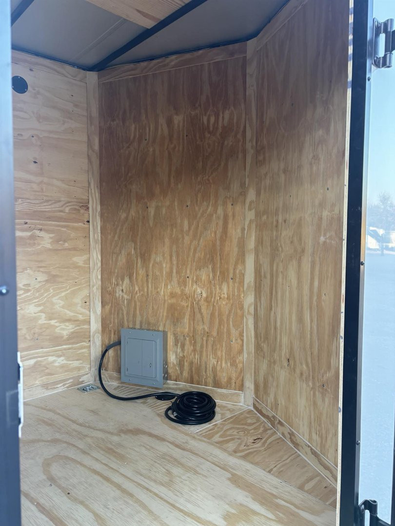 New 2025 FGT FGT7X16TA2 Cargo / Enclosed Trailer - Blackout pkg.-A/C-D-rings-2Windows-Electrical pkg.-MagWheels-RV lock